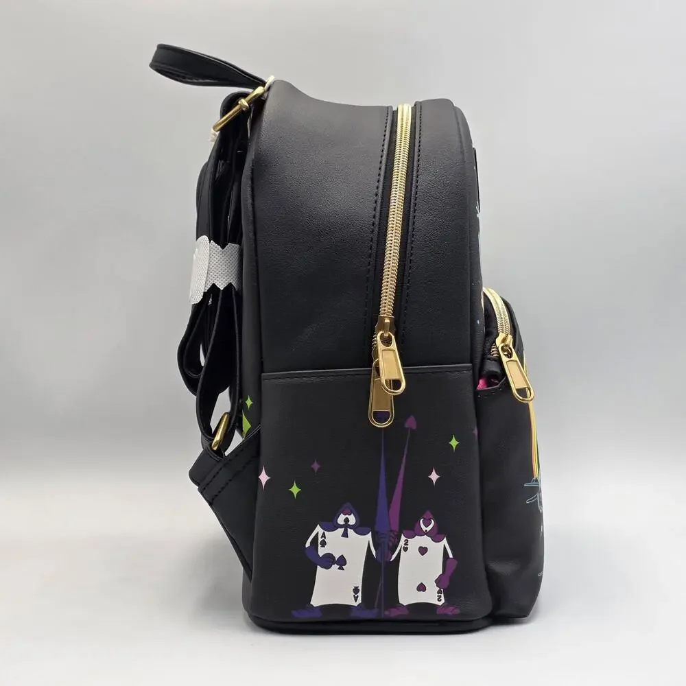 Loungefly Disney Alice In Wonderland Glow-In-The-Dark Characters Mini Backpack